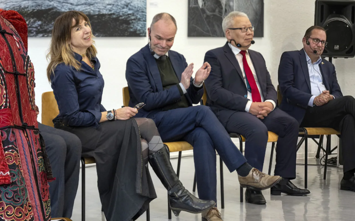 Talkrunde im Rahmen der Arbeit des Ruhrländischen Künstlerbunds