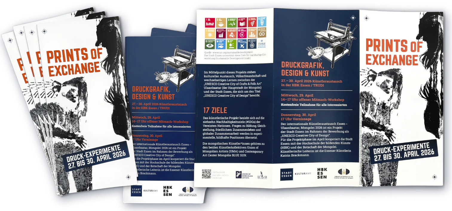 Brochure for PRINTS OF EXCHANGE